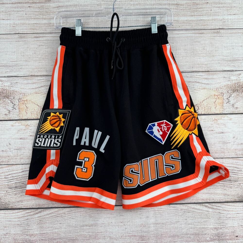 Pro Standard Phoenix Suns Chris Paul‎ Shorts Men's M Black/Orange Embroidered